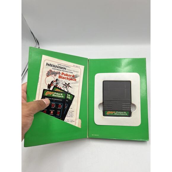 CIB Las Vegas Poker and Blackjack (Intellivision) COMPLETE IN BOX, TESTED - Picture 7 of 7